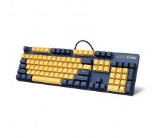 Rapoo V500 Pro Backlit Mechanical Gaming Keyboard Yellow and Blue
